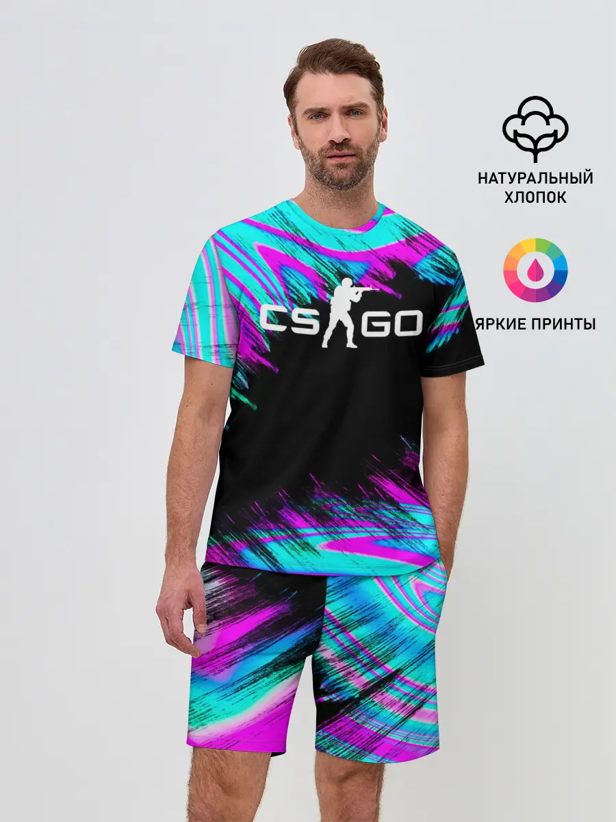 Мужской костюм с шортами / CS GO