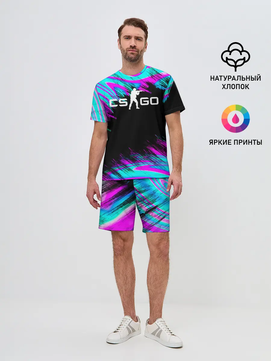 Мужской костюм с шортами / CS GO