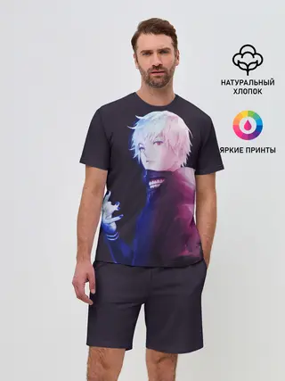 Мужской костюм с шортами / Kaneki Ken обернулся