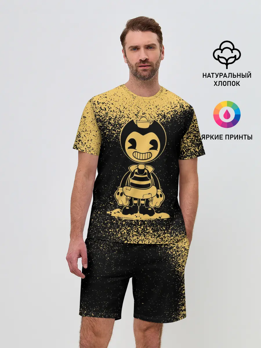 Мужской костюм с шортами / Bendy And The Ink Machine
