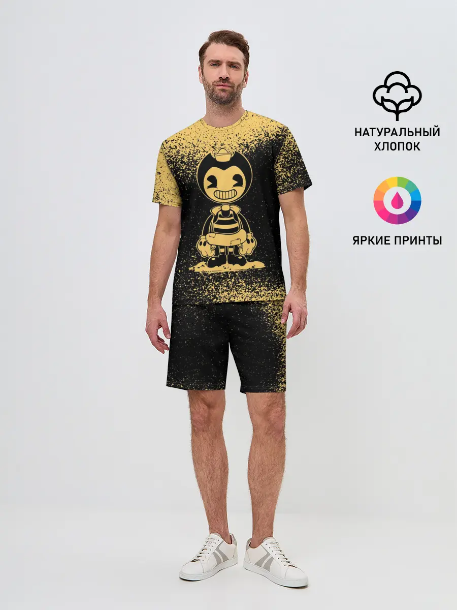 Мужской костюм с шортами / Bendy And The Ink Machine