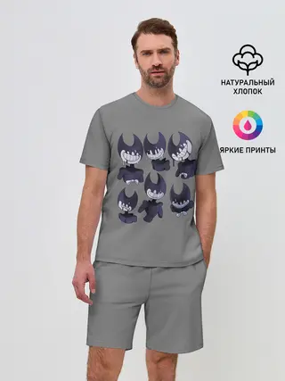 Мужской костюм с шортами / Bendy And The Ink Machine