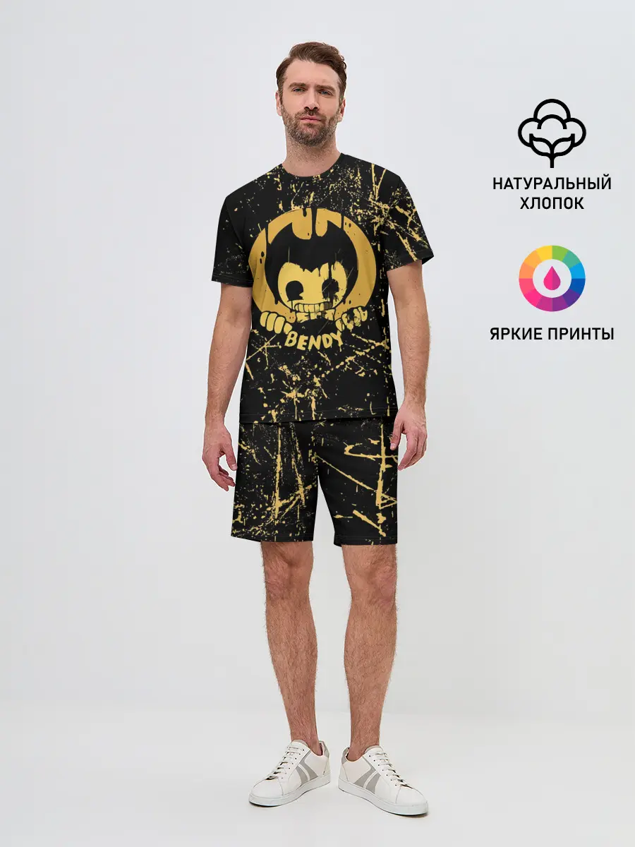 Мужской костюм с шортами / Bendy And The Ink Machine