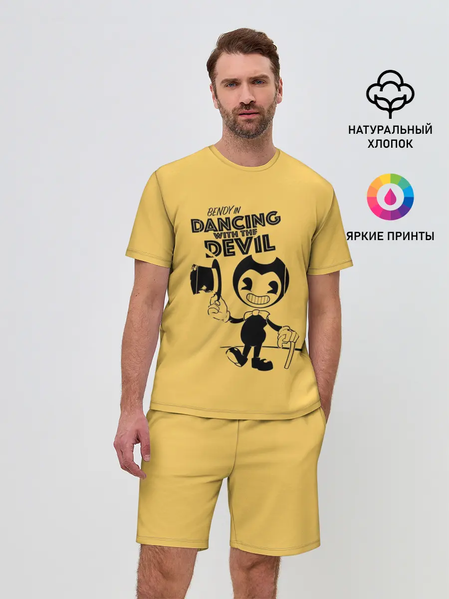 Мужской костюм с шортами / Bendy And The Ink Machine