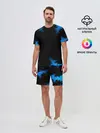 Мужской костюм с шортами / Морозный узор