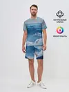 Мужской костюм с шортами / Горы