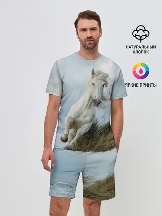 Мужской костюм с шортами / Лошадь