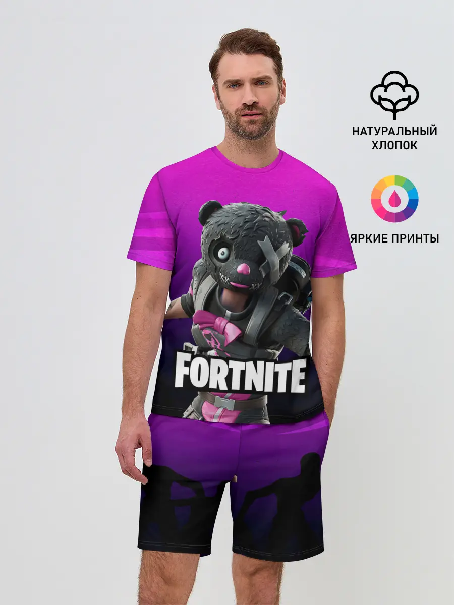 Мужской костюм с шортами / Фортнайт