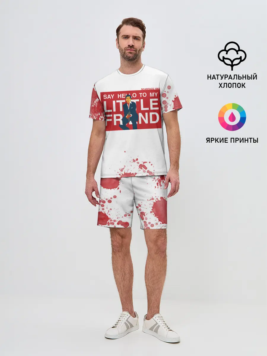 Мужской костюм с шортами / Лицо со шрамом