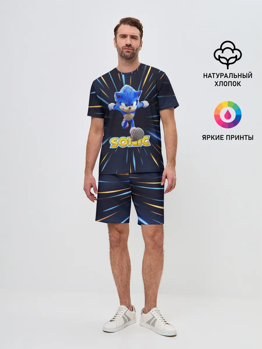 Мужской костюм с шортами / SONIC.