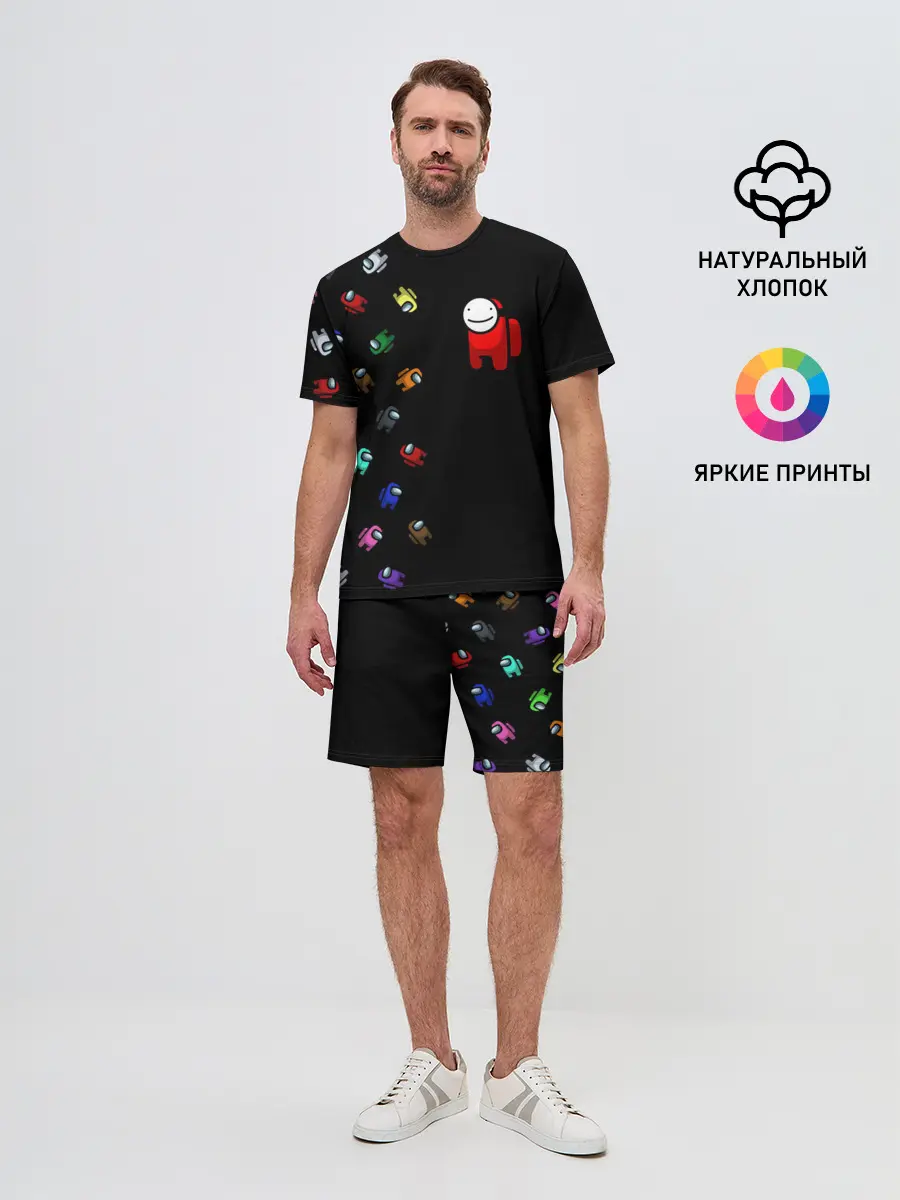 Мужской костюм с шортами / AMONG US - Impostor