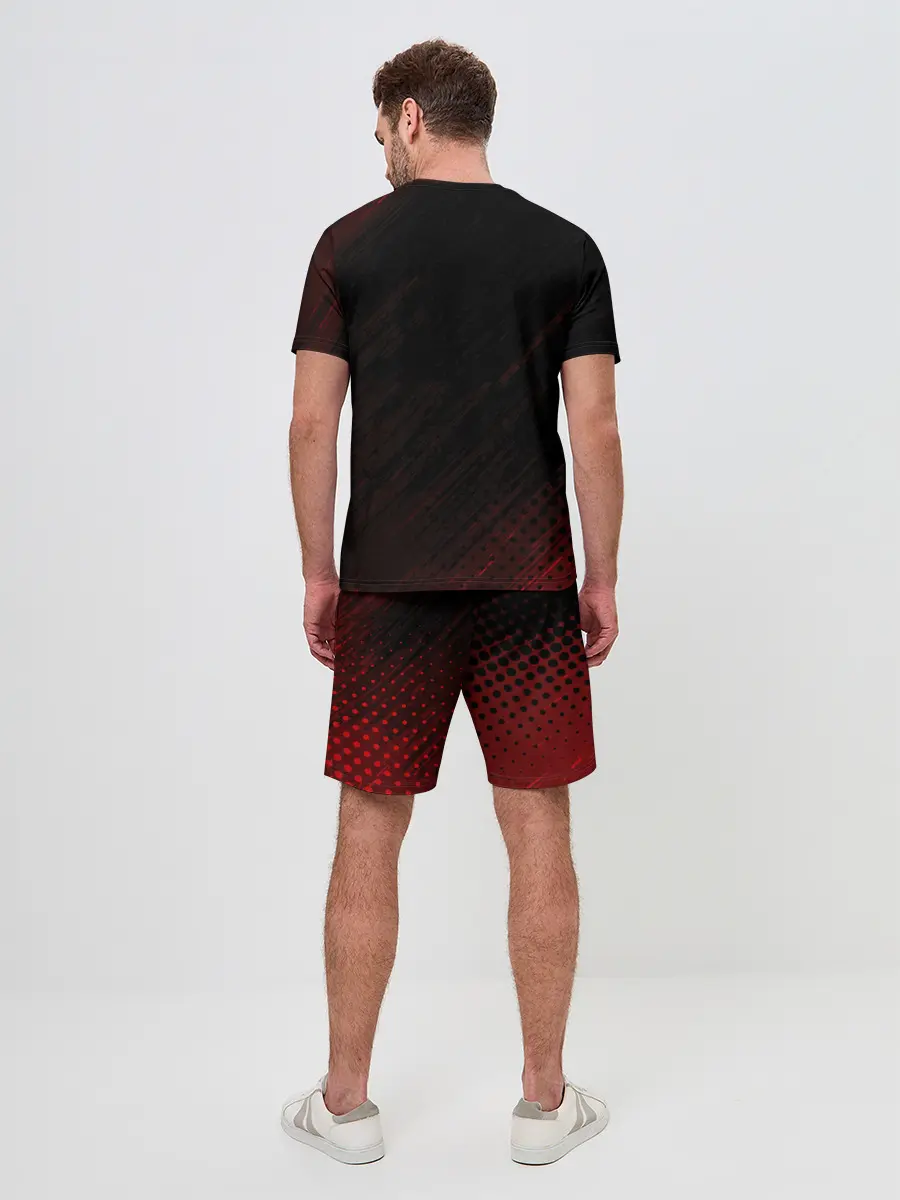 Мужской костюм с шортами / Mercedes Benz AMG.