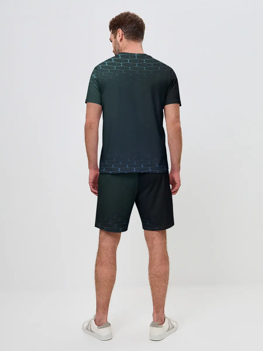 Мужской костюм с шортами / BMW i8 Turbo тюнинговая.