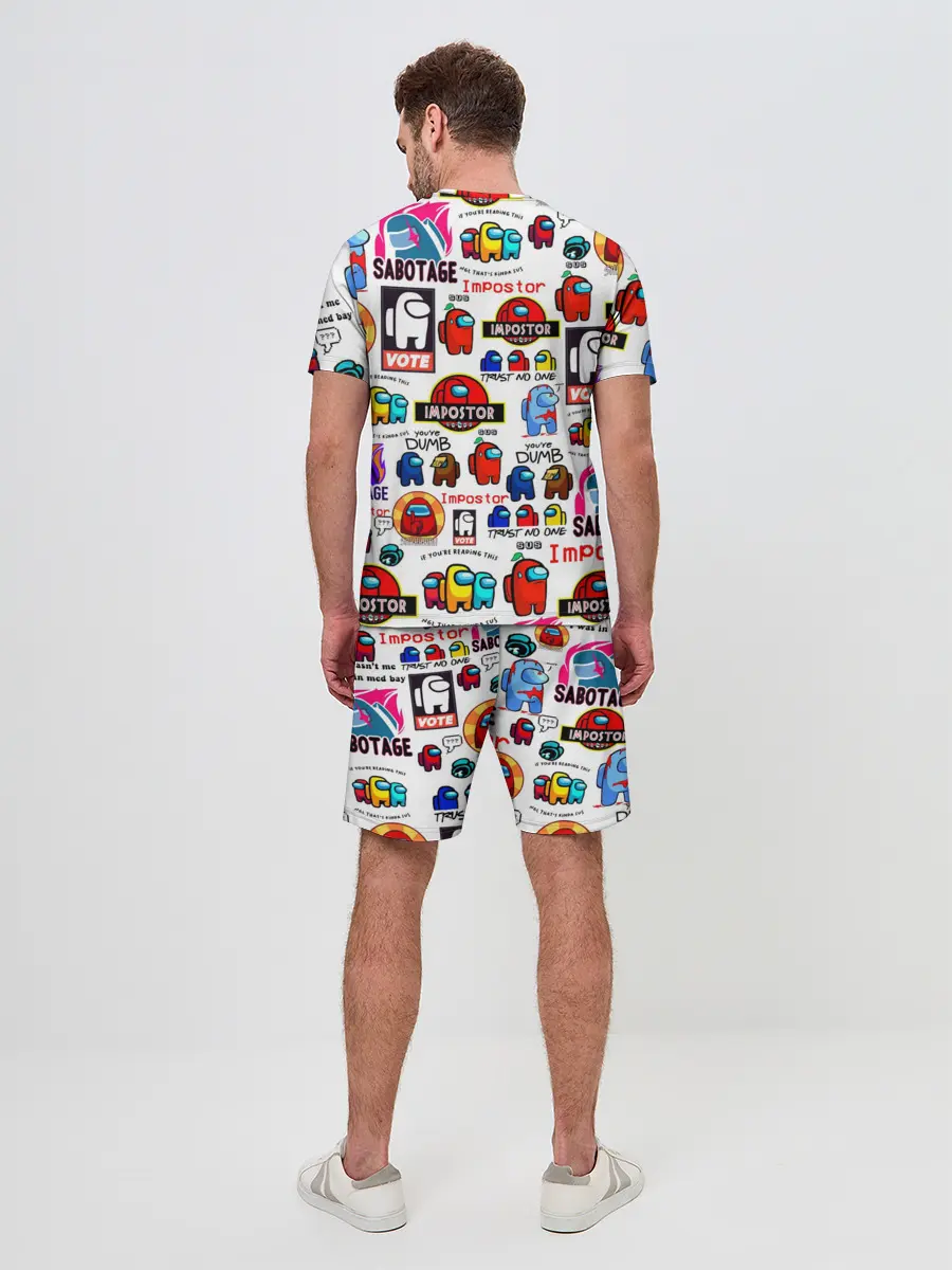 Мужской костюм с шортами / AMONG US