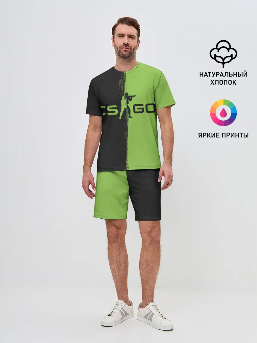 Мужской костюм с шортами / CS GO