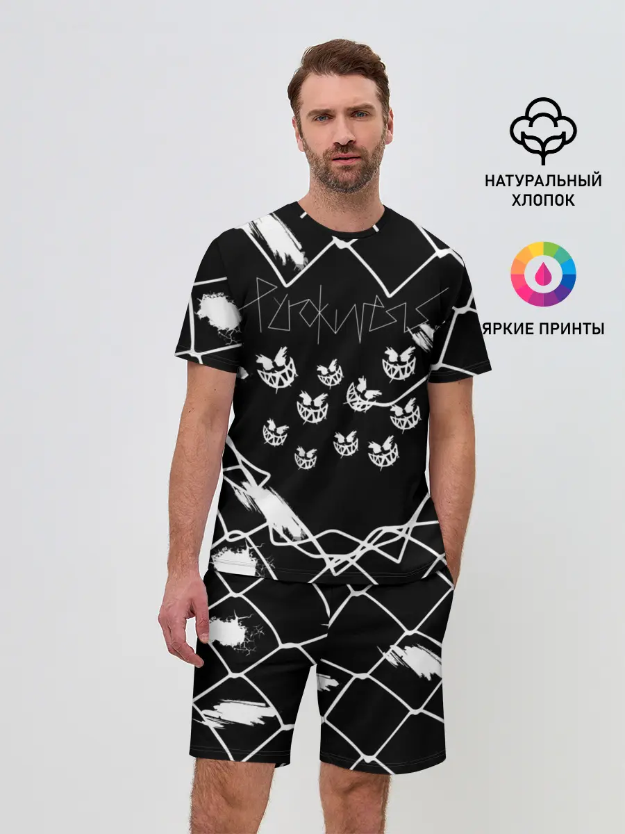 Мужской костюм с шортами / Pyrokinesis.