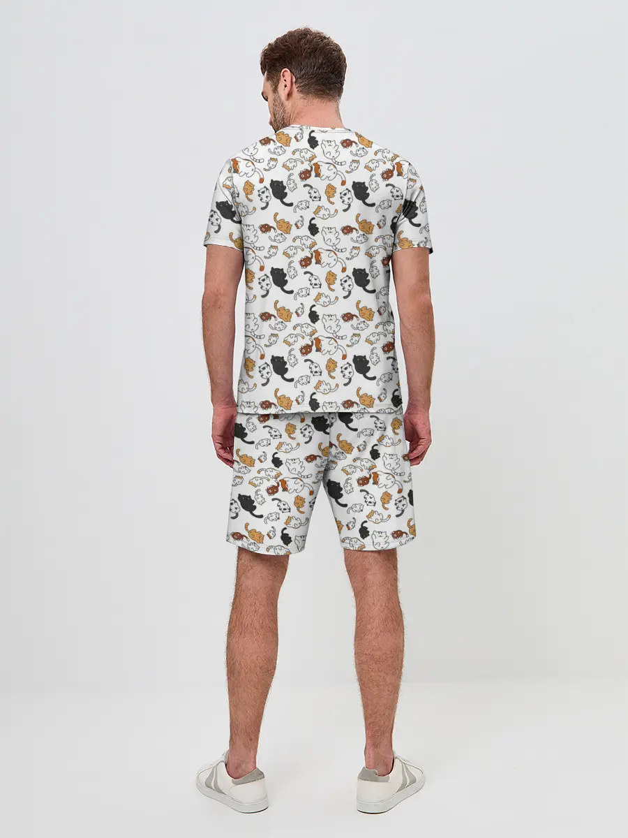 Мужской костюм с шортами / КОТИКИ