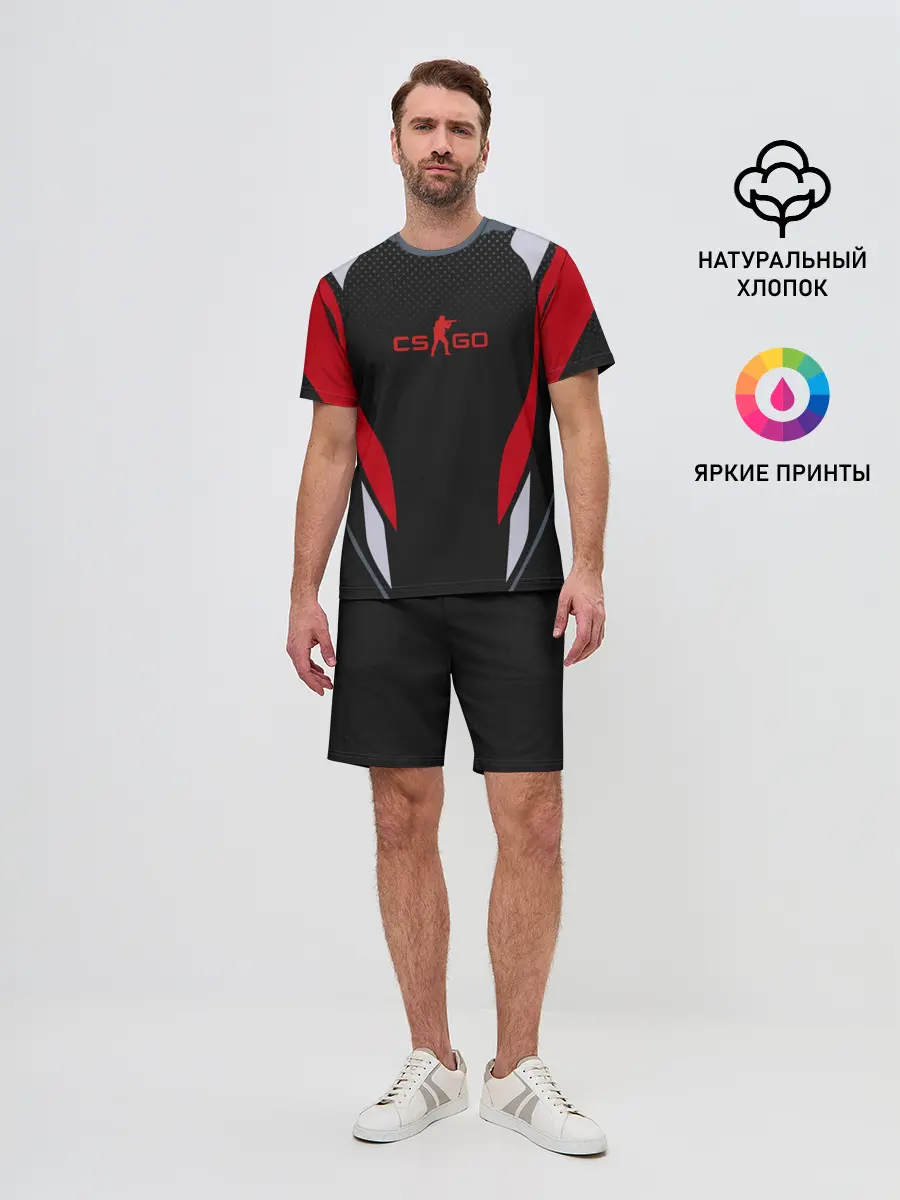 Мужской костюм с шортами / CS GO