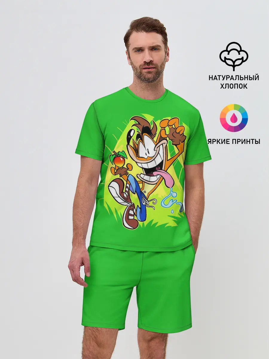 Мужской костюм с шортами / CRASH BANDICOOT