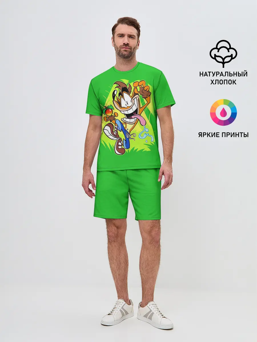 Мужской костюм с шортами / CRASH BANDICOOT