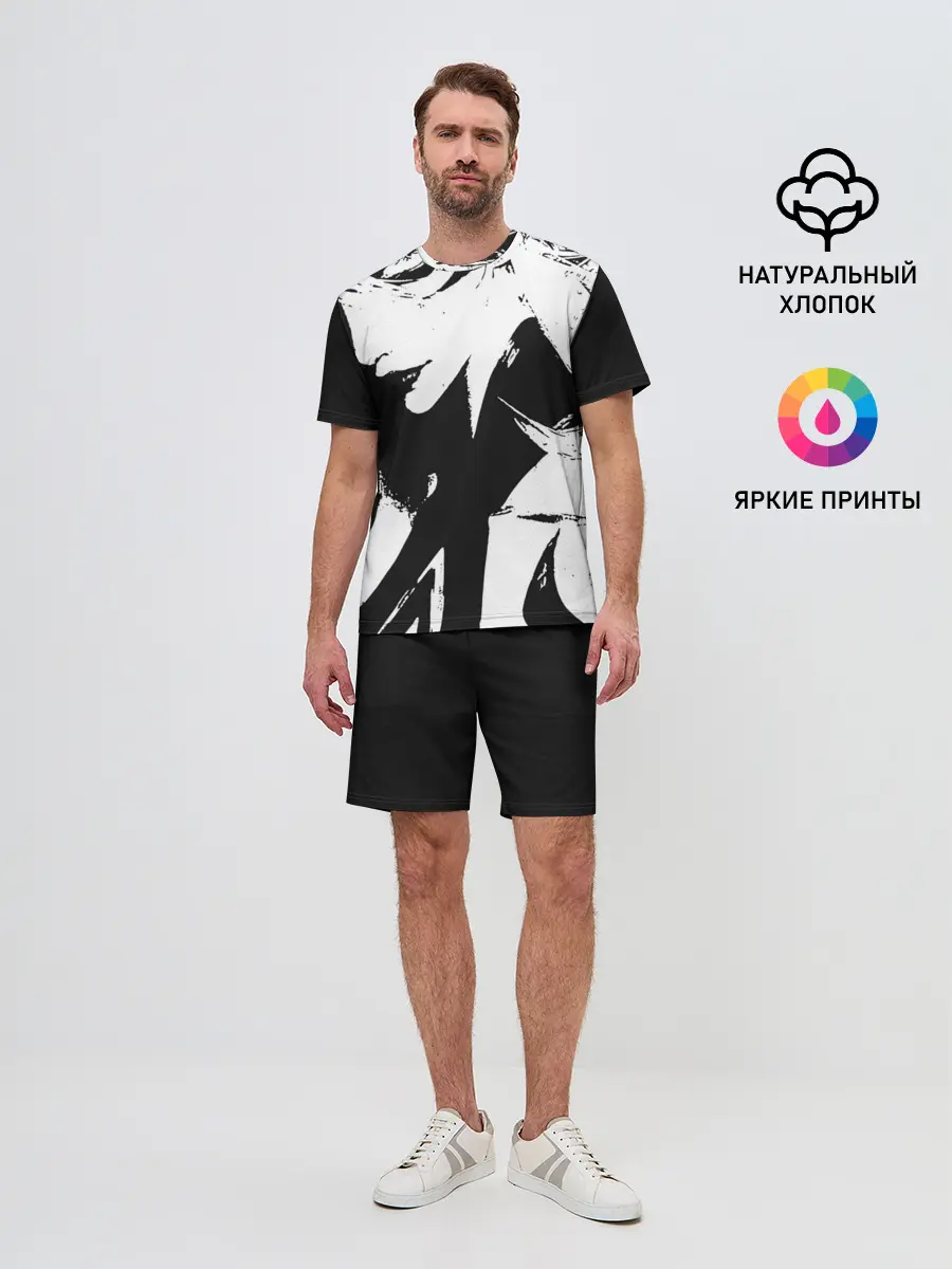 Мужской костюм с шортами / Темная космическая Люкс