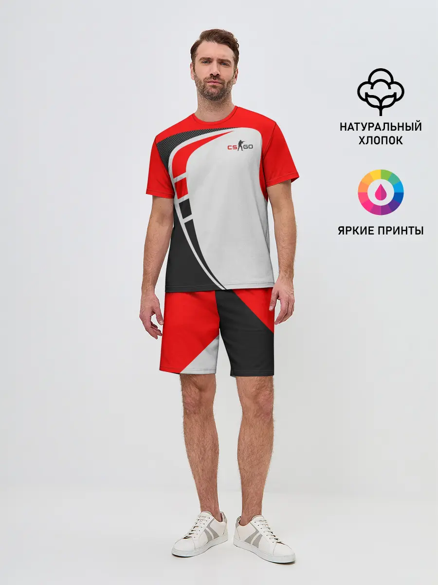 Мужской костюм с шортами / CS GO