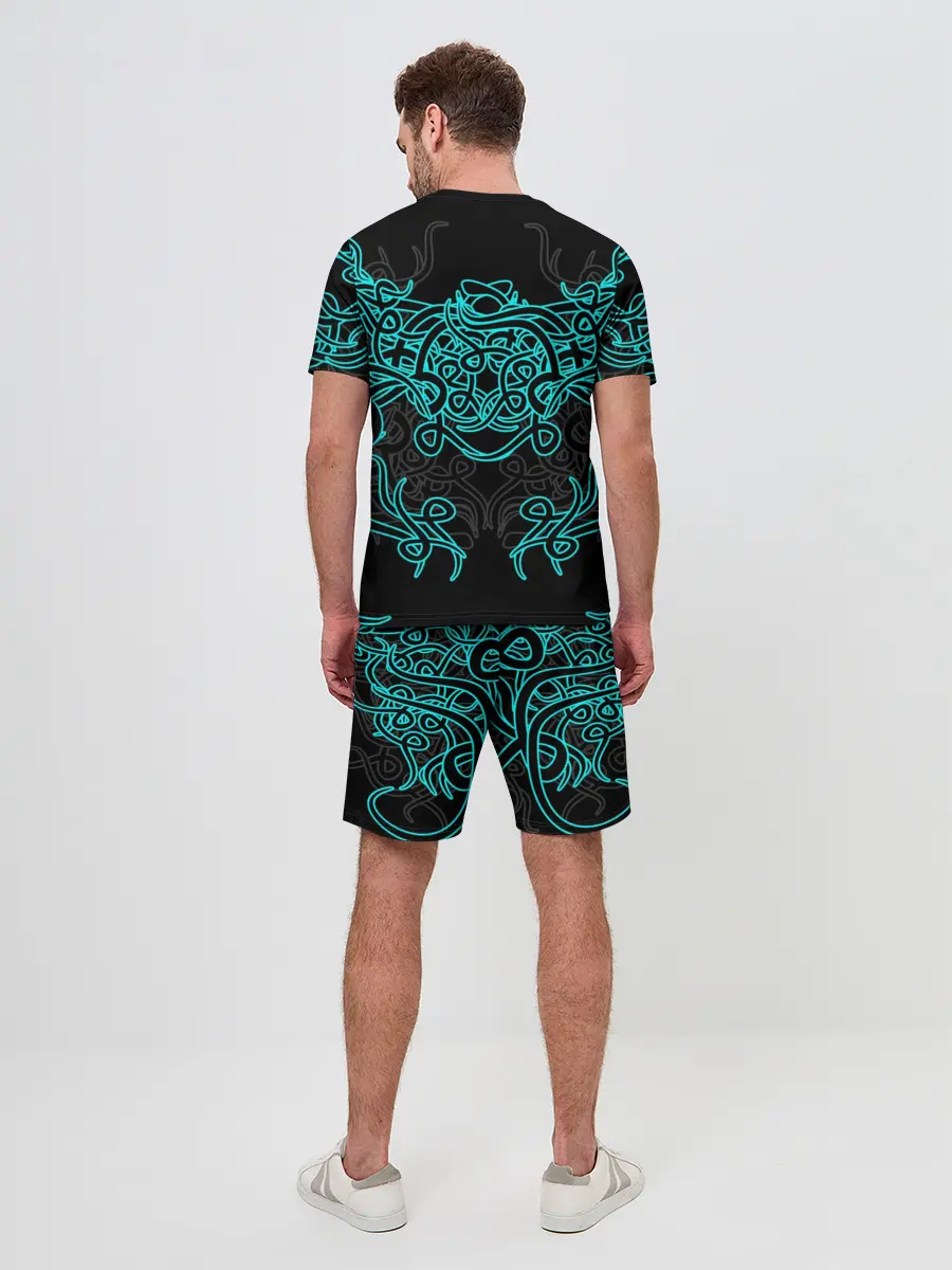 Мужской костюм с шортами / Узоры магия
