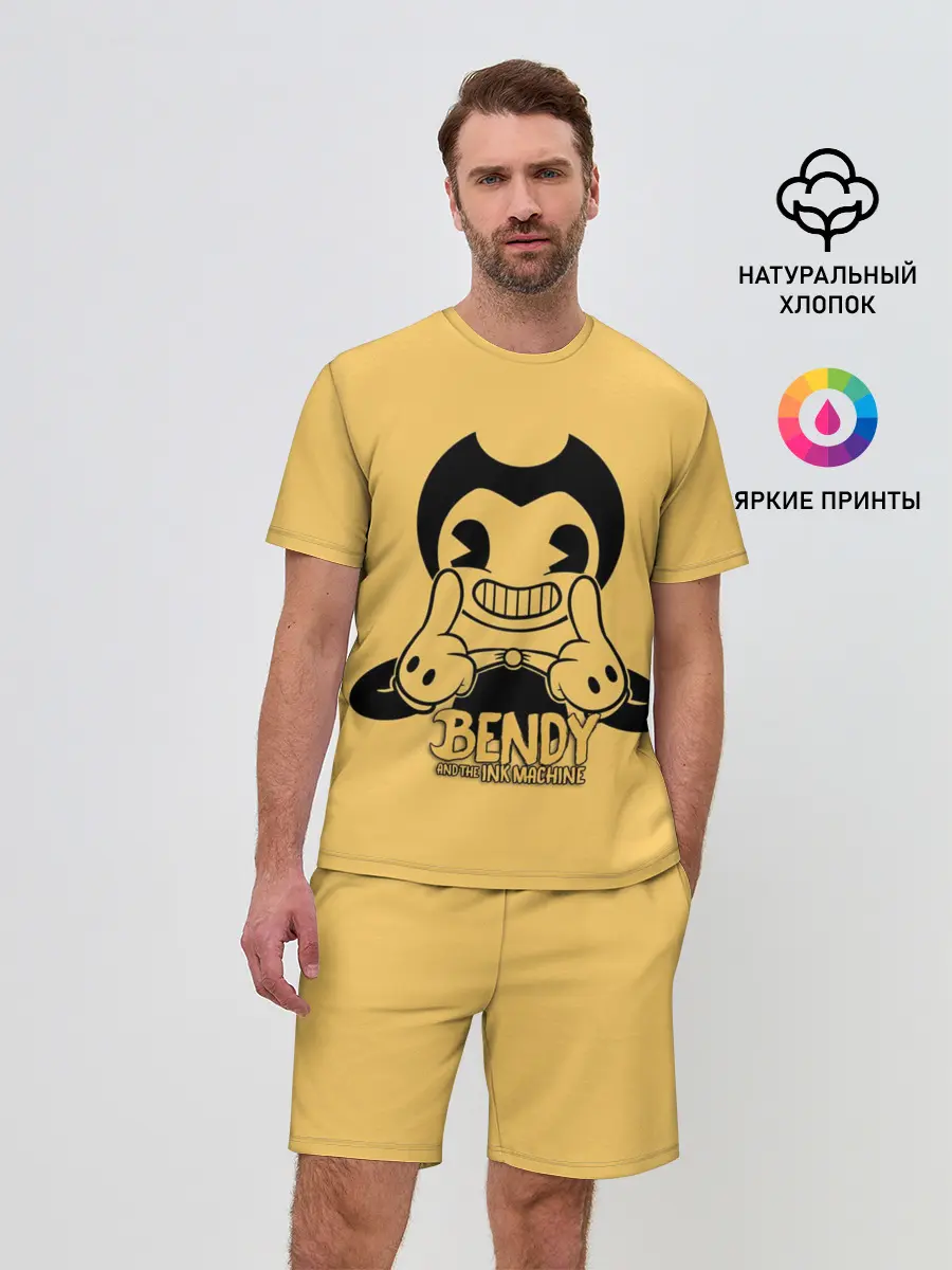 Мужской костюм с шортами / Bendy And The Ink Machine