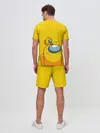 Мужской костюм с шортами / AMONG US YELLOW