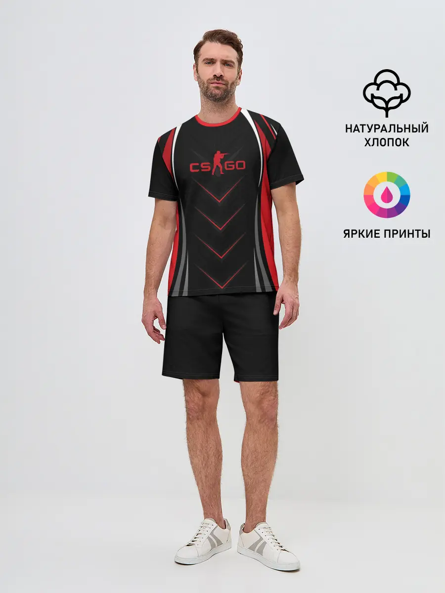 Мужской костюм с шортами / CS GO