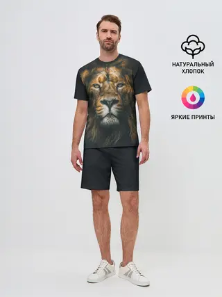 Мужской костюм с шортами / Лев