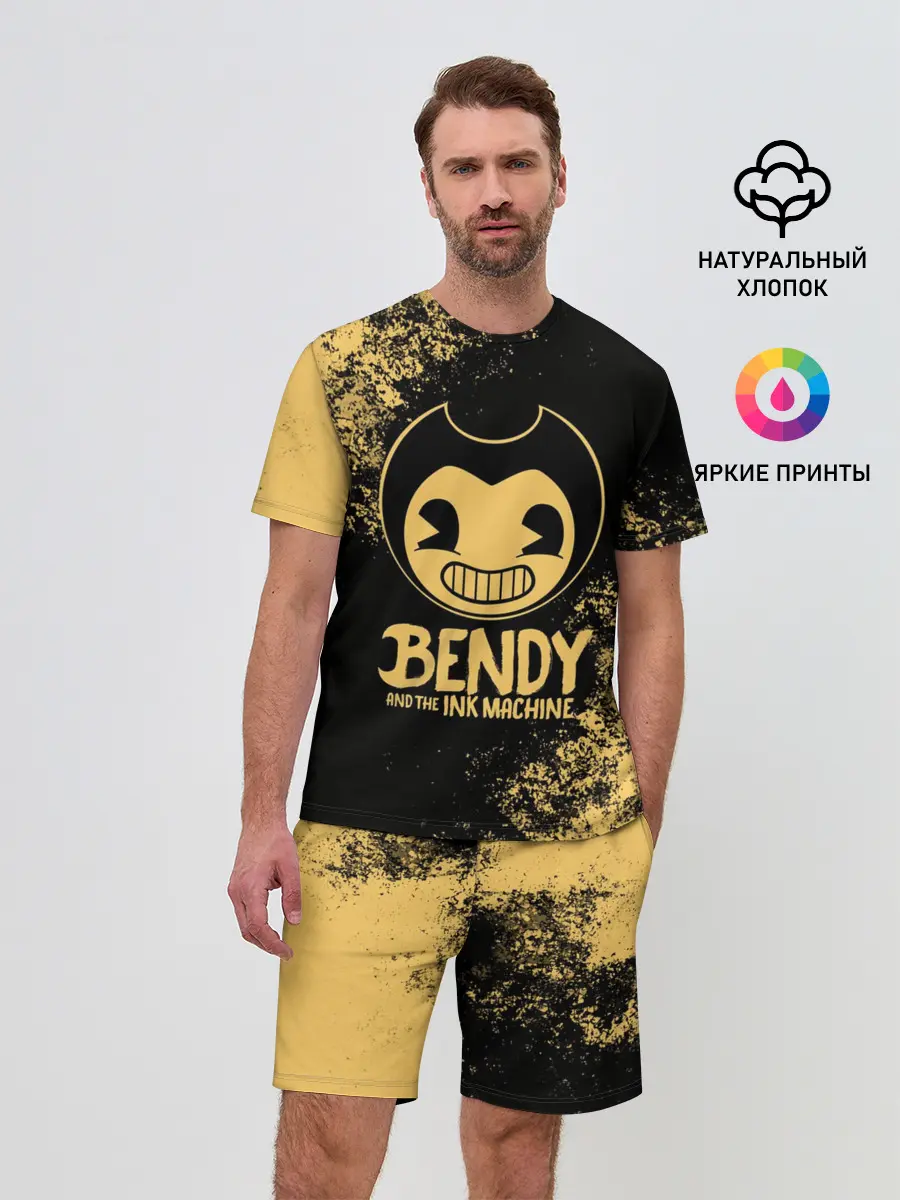Мужской костюм с шортами / Bendy And The Ink Machine
