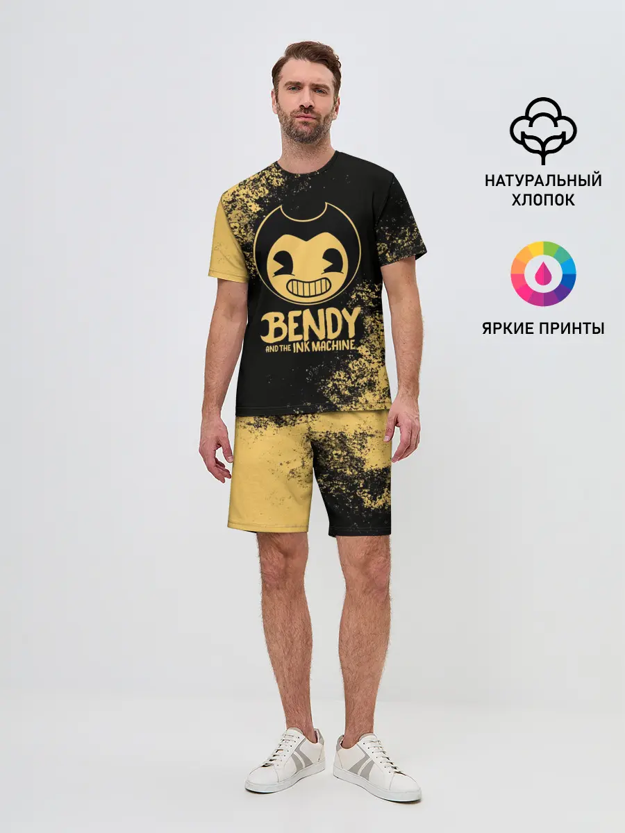 Мужской костюм с шортами / Bendy And The Ink Machine