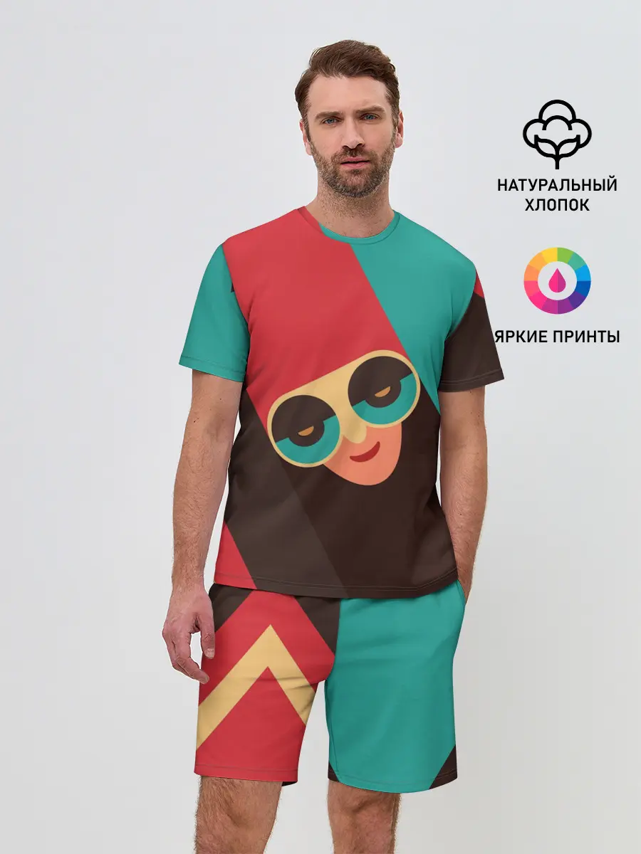 Мужской костюм с шортами / RETDO FACE