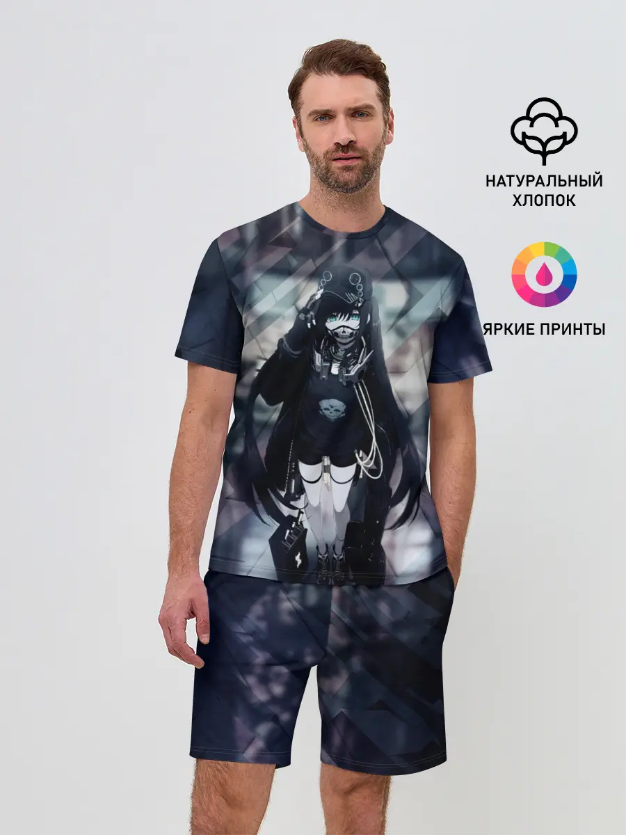 Мужской костюм с шортами / Anime Cyber