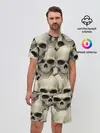 Мужской костюм с шортами / Черепа