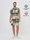Мужской костюм с шортами / Черепа