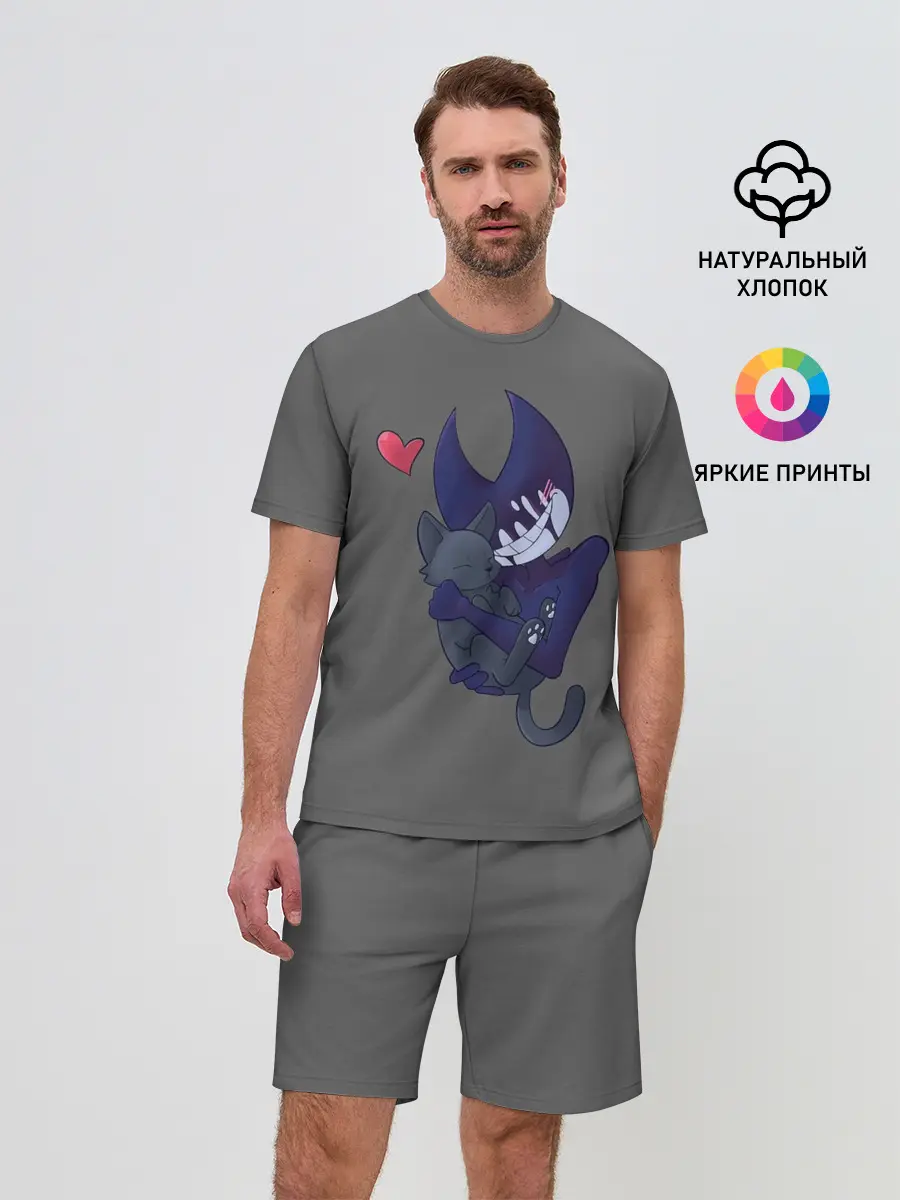 Мужской костюм с шортами / Bendy And The Ink Machine