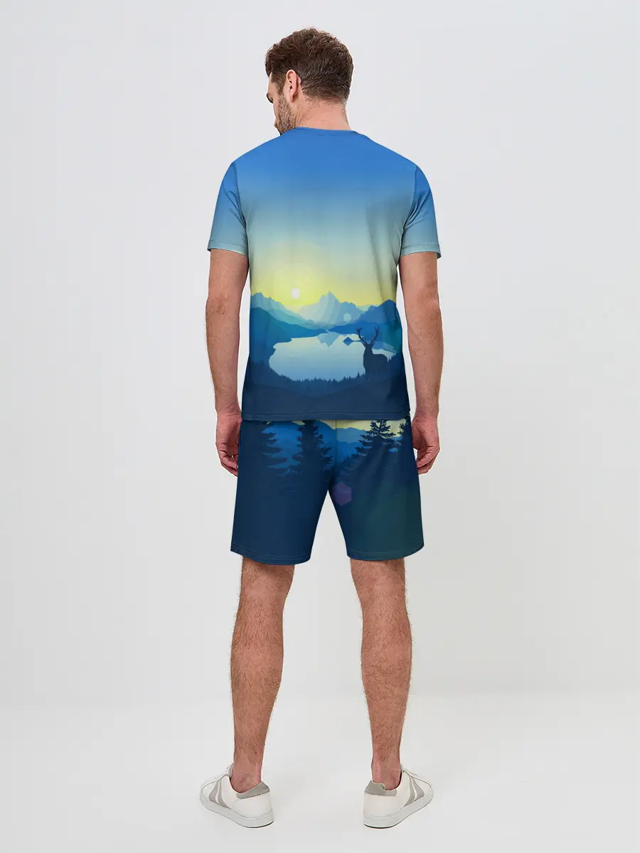 Мужской костюм с шортами / NATURE