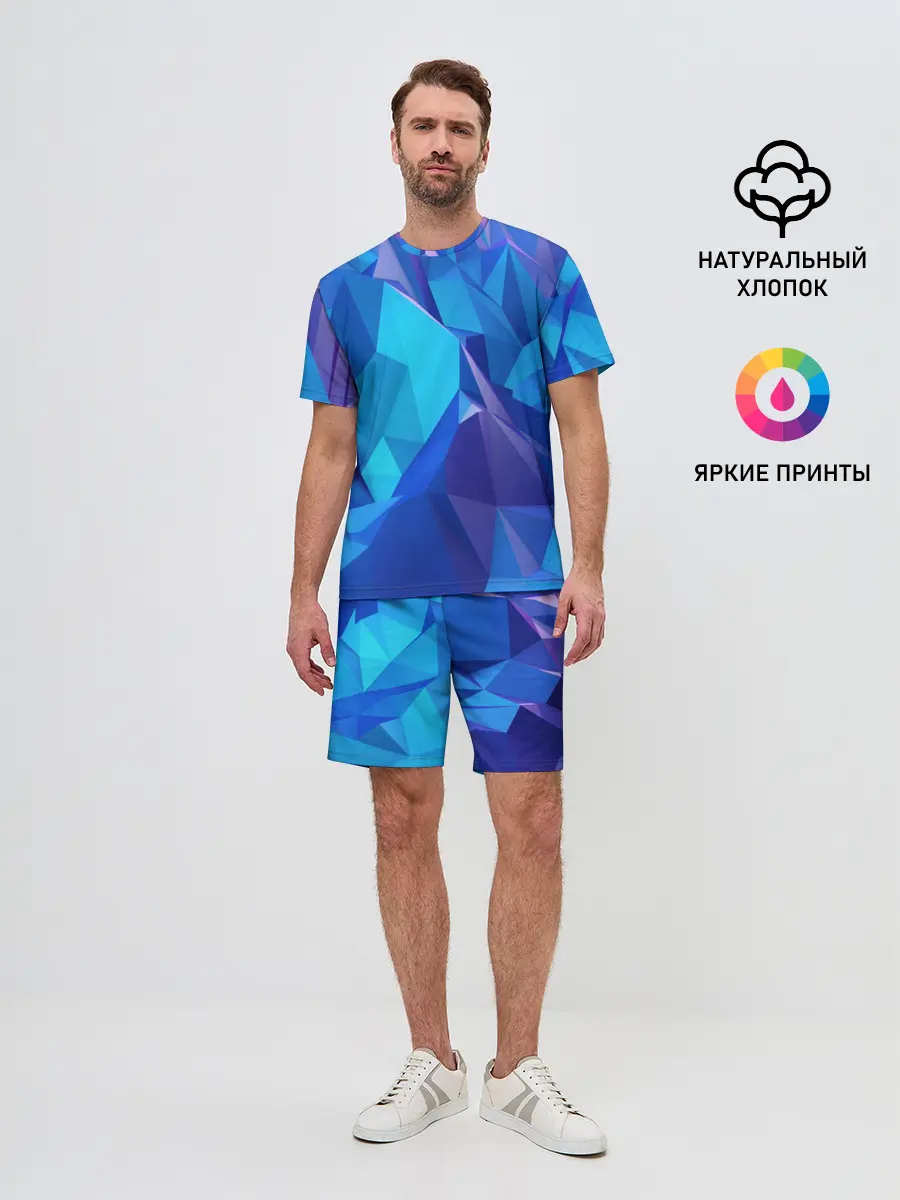 Мужской костюм с шортами / NEON CRYSTALLS