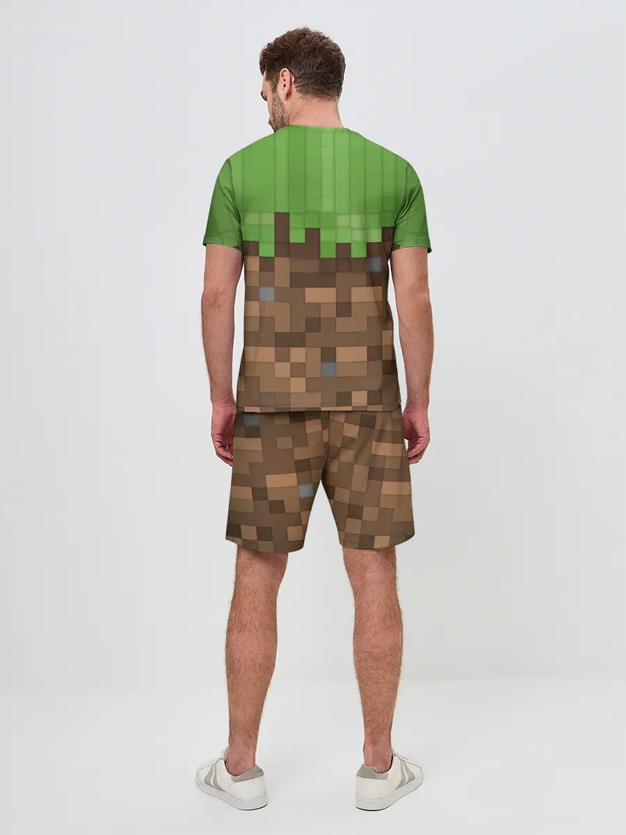 Мужской костюм с шортами / MineCraft | Крипер