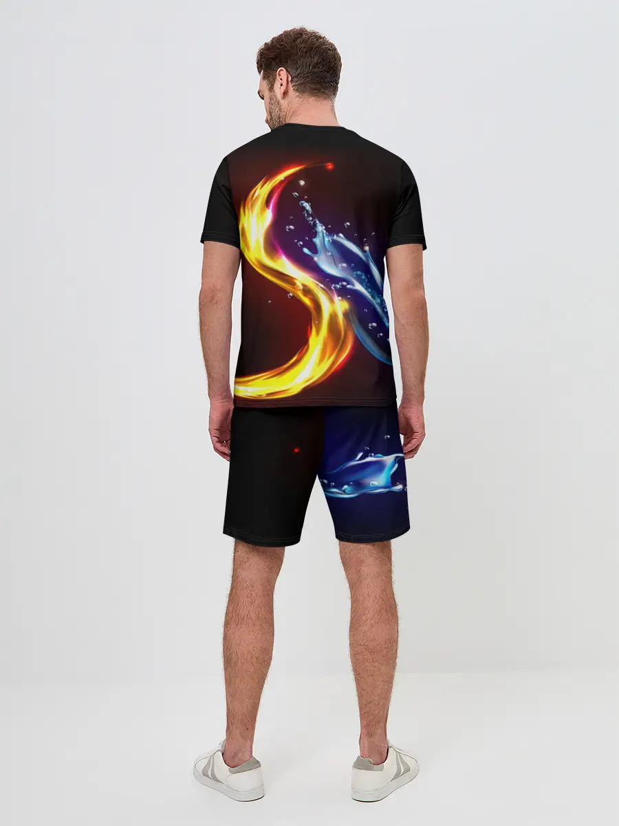 Мужской костюм с шортами / ОГОНЬ И ВОДА