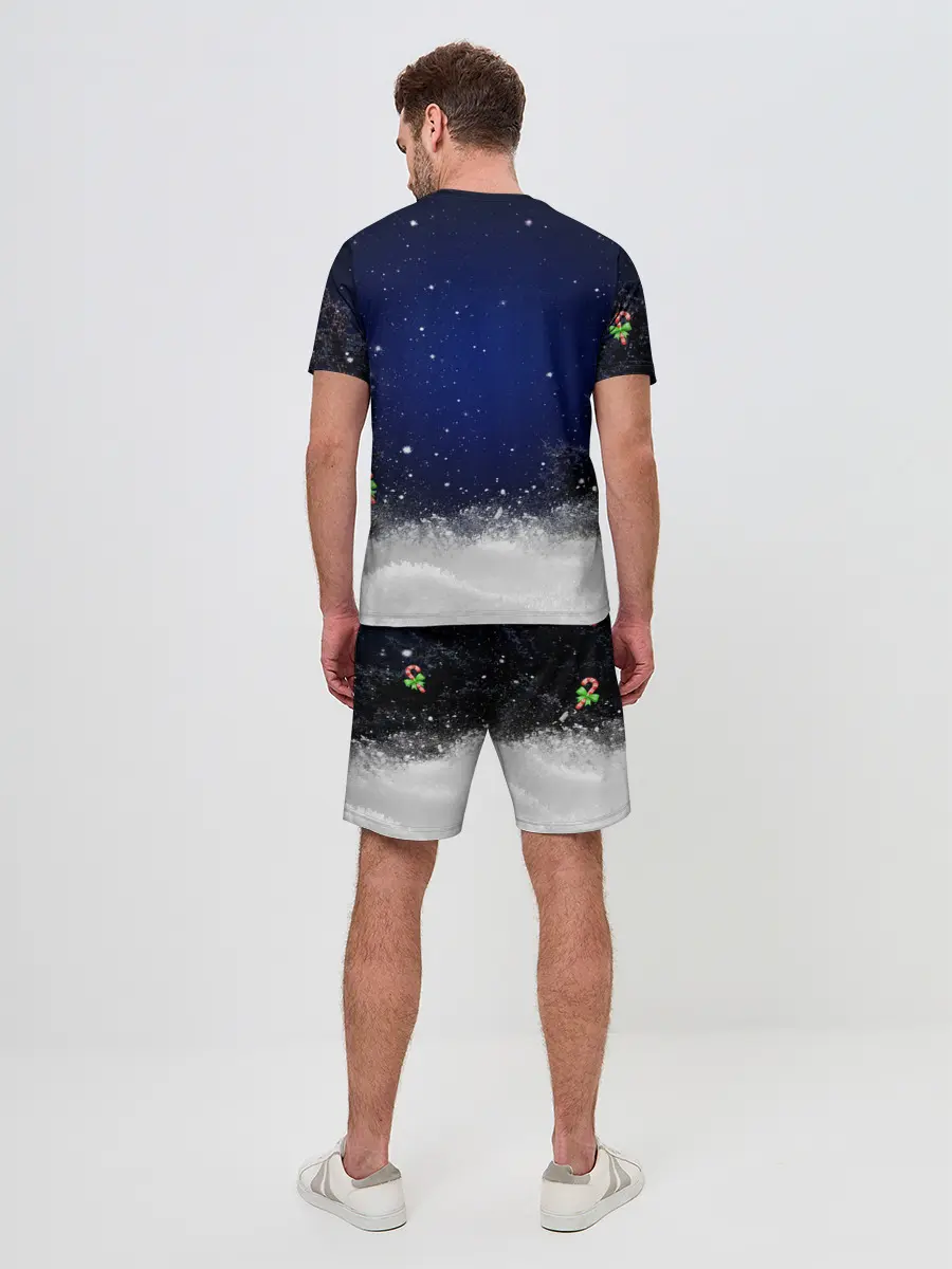 Мужской костюм с шортами / Новогодний Кот