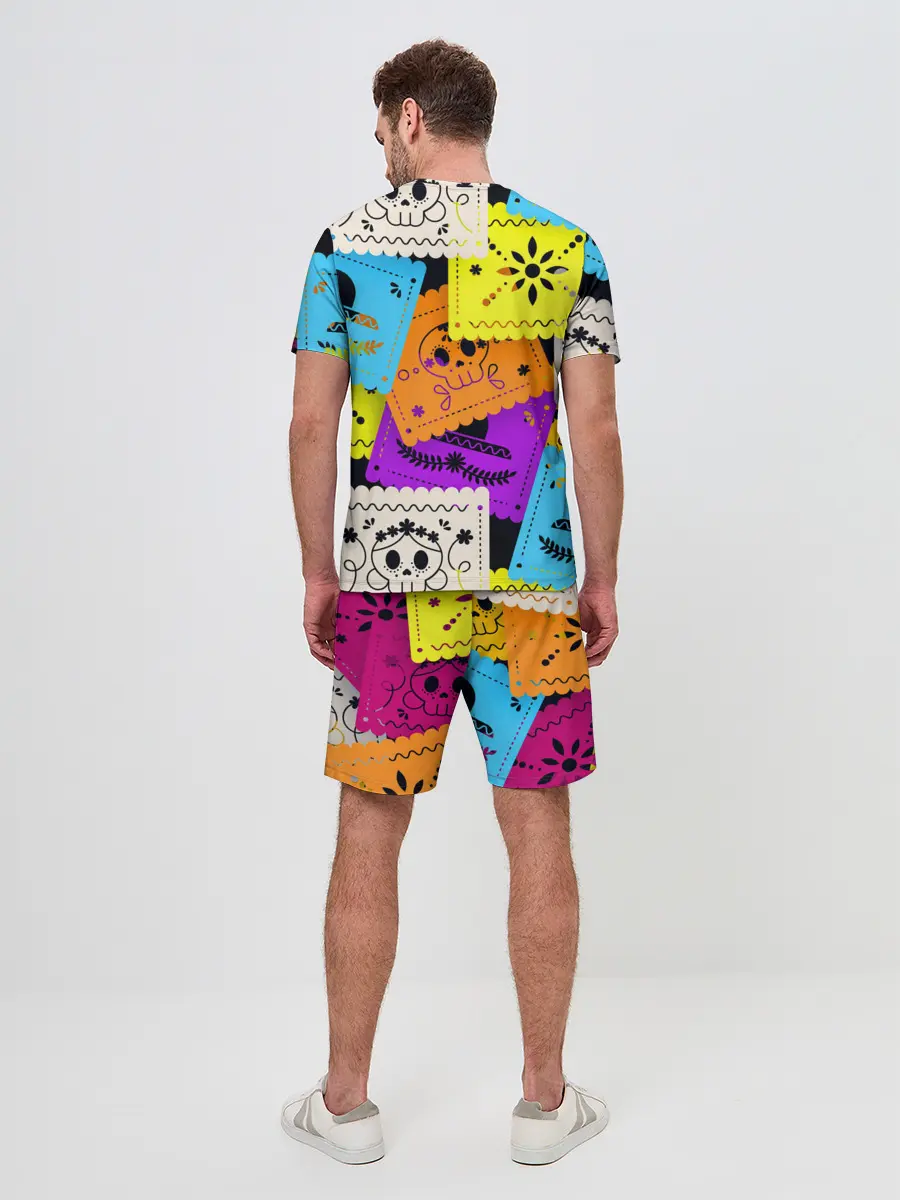 Мужской костюм с шортами / Color pattern