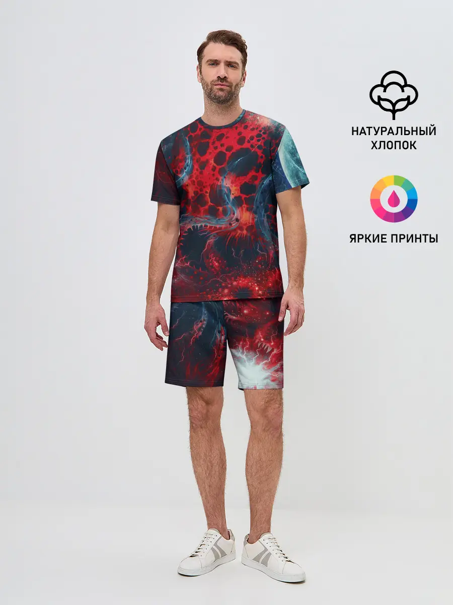 Мужской костюм с шортами / Гигантский космический монстр