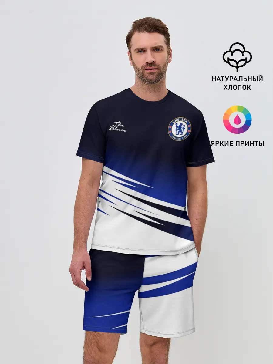 Мужской костюм с шортами / CHELSEA разминочная 19/20