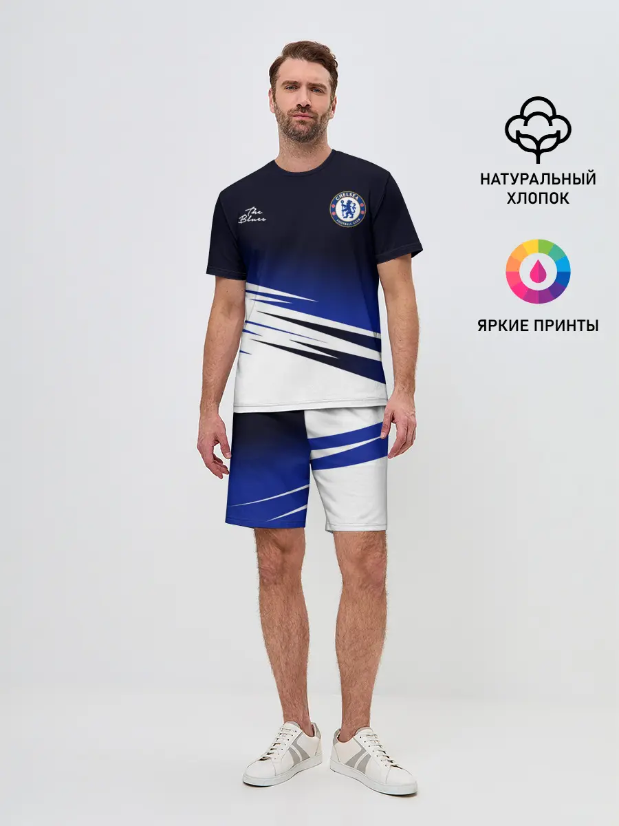 Мужской костюм с шортами / CHELSEA разминочная 19/20