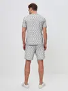 Мужской костюм с шортами / Геометрический узор