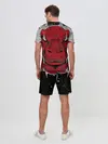 Мужской костюм с шортами / Красный бык