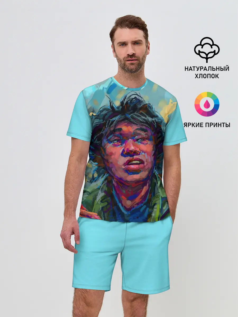 Мужской костюм с шортами / Цой